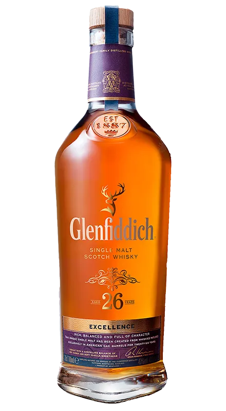 Glenfiddich 26 Ani Excellence Single Malt Whisky 0.7L